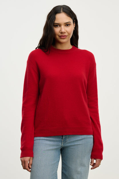 CRYSTAL CASHMERE SWEATER