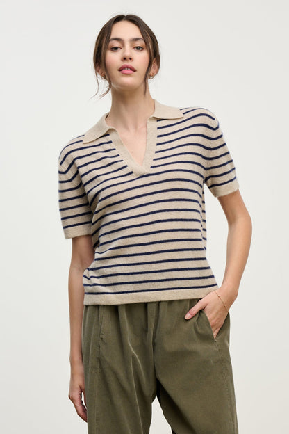 YAEL CASHMERE SWEATER POLO