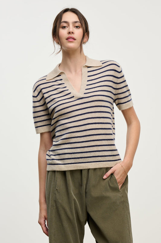 YAEL CASHMERE SWEATER POLO