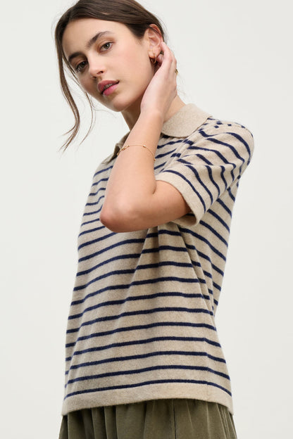 YAEL CASHMERE SWEATER POLO
