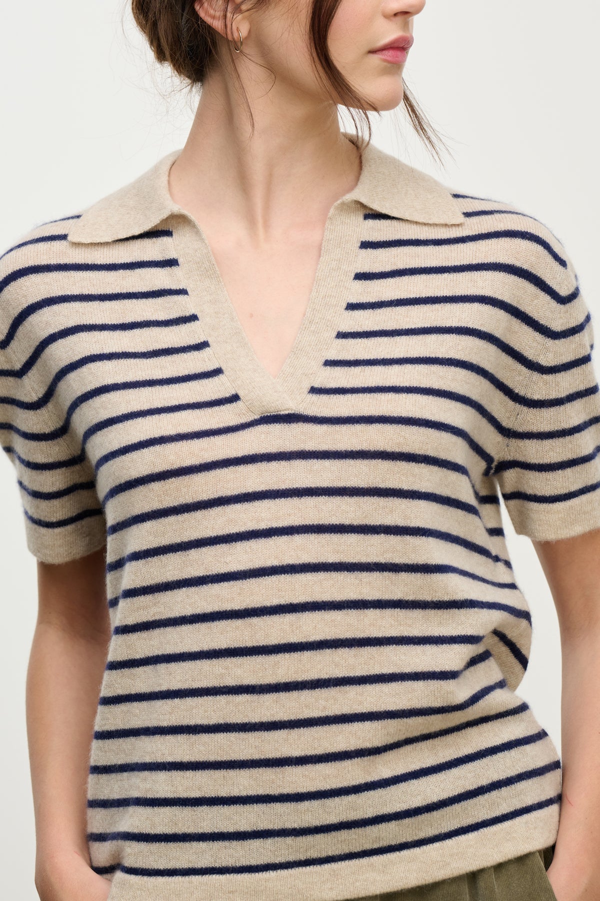 YAEL CASHMERE SWEATER POLO