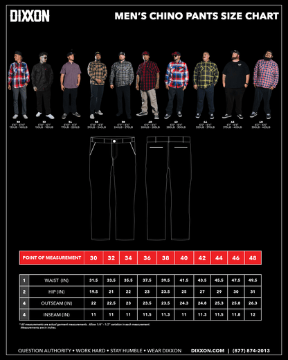 Chino Pants - Maroon