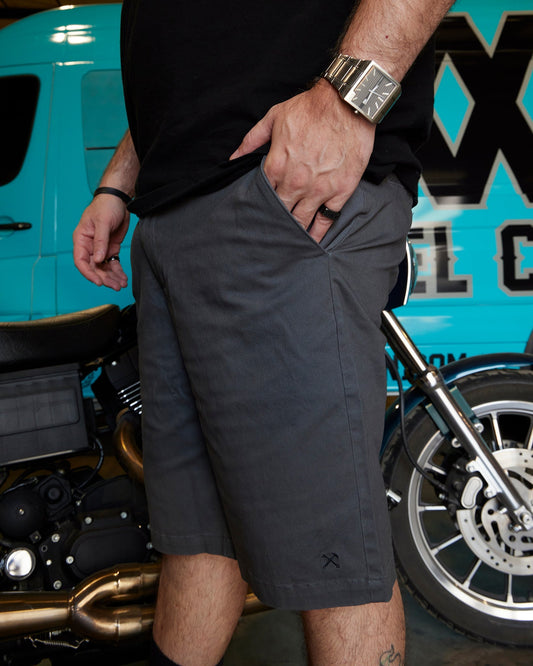 Chino Shorts - Charcoal