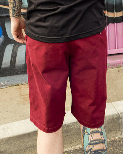 Chino Shorts - Maroon