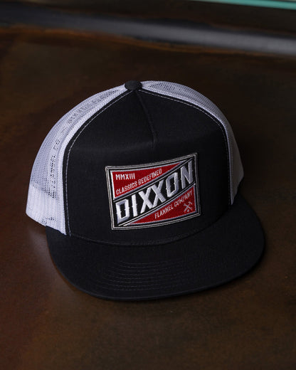 Classics Redefined Flat Bill Trucker Snapback - Red, White, & Black