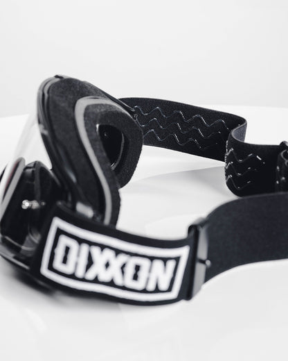 Contender MX Goggles - Black & White / Clear Lens