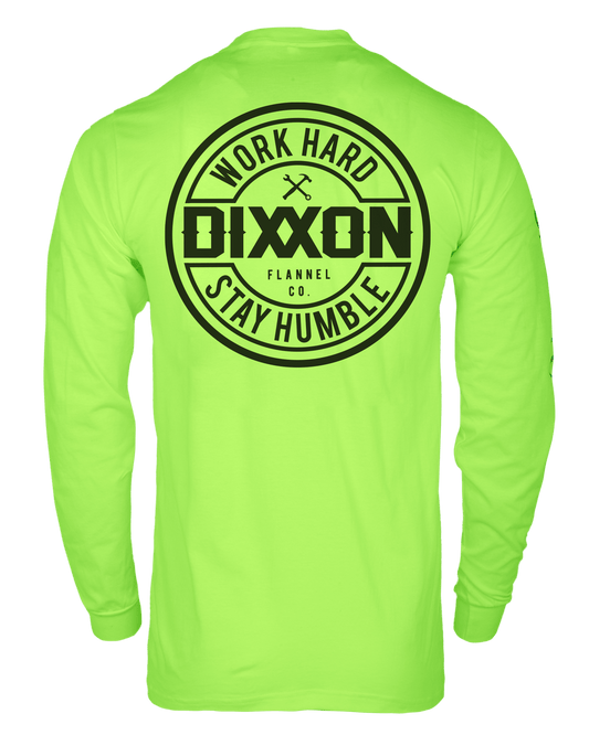 Corpo Hi Vis Long Sleeve T-Shirt - Safety Green