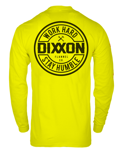 Corpo Hi Vis Long Sleeve T-Shirt - Safety Yellow