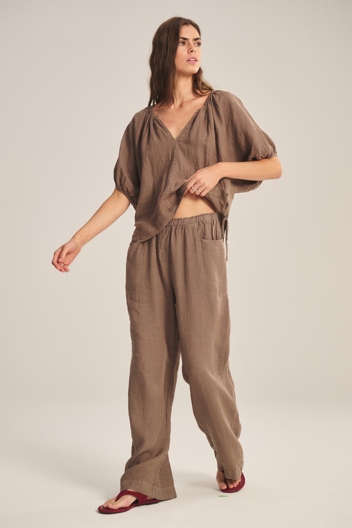 CLAIRO LINEN PANT