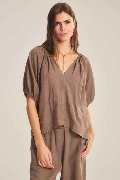 COSETTE LINEN TOP