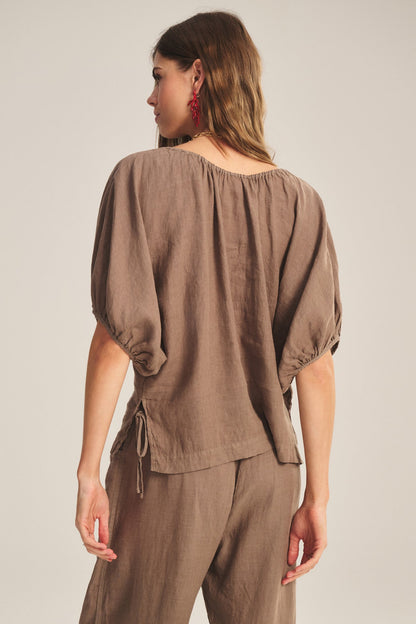 COSETTE LINEN TOP