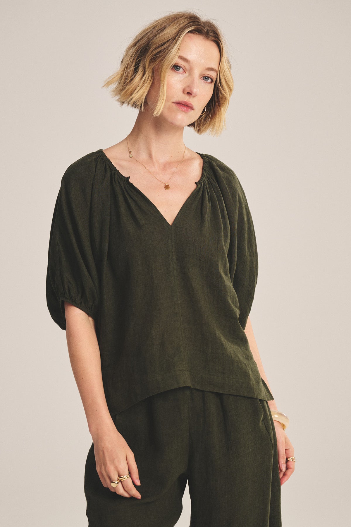 COSETTE LINEN TOP