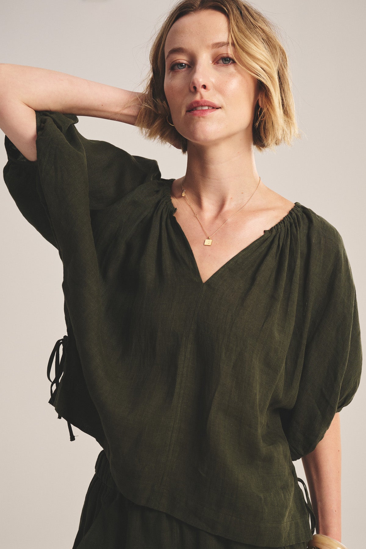 COSETTE LINEN TOP