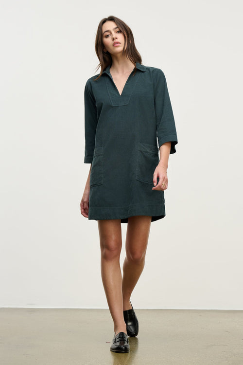 ELKE CORDUROY DRESS