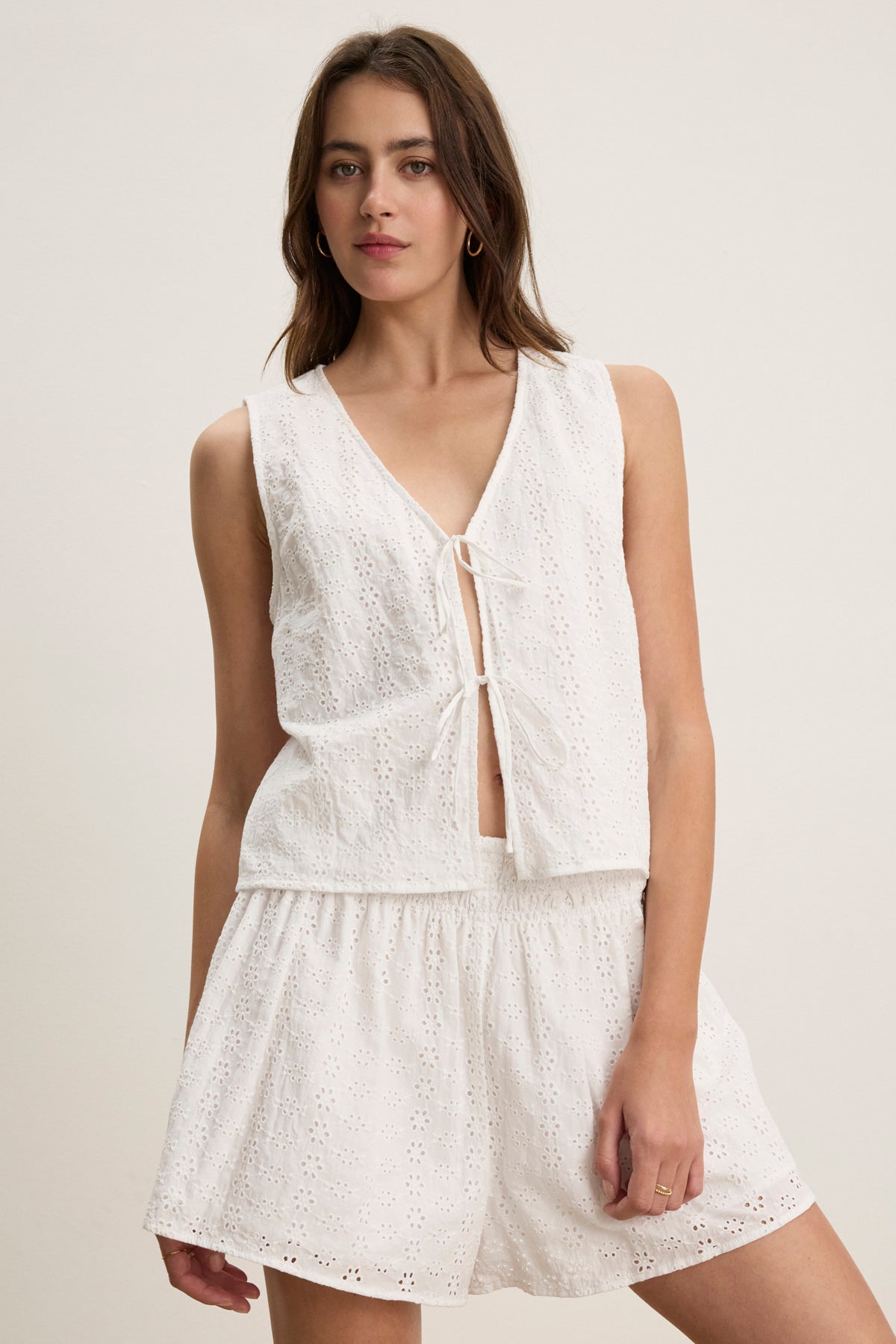 AVA EYELET TOP
