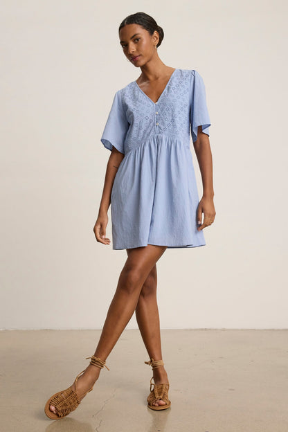 NELLI EYELET DRESS