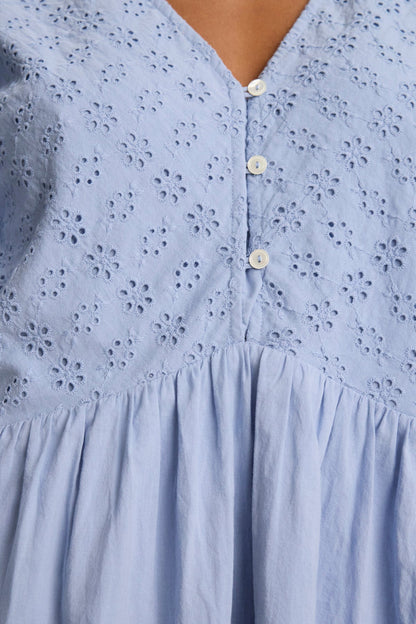 NELLI EYELET DRESS