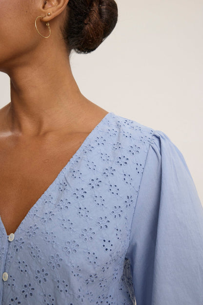 NELLI EYELET DRESS