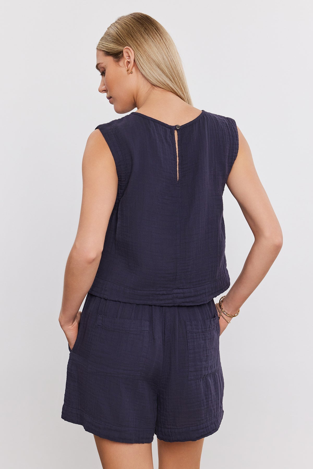 TIBBY COTTON GAUZE SHORT