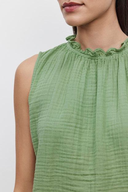 BIANCA COTTON GAUZE TANK TOP