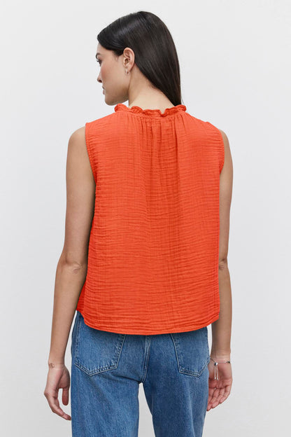 BIANCA COTTON GAUZE TANK TOP