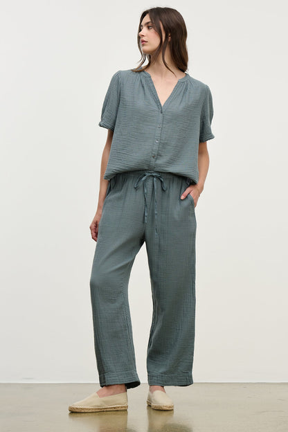 FRANNY COTTON GAUZE PANT