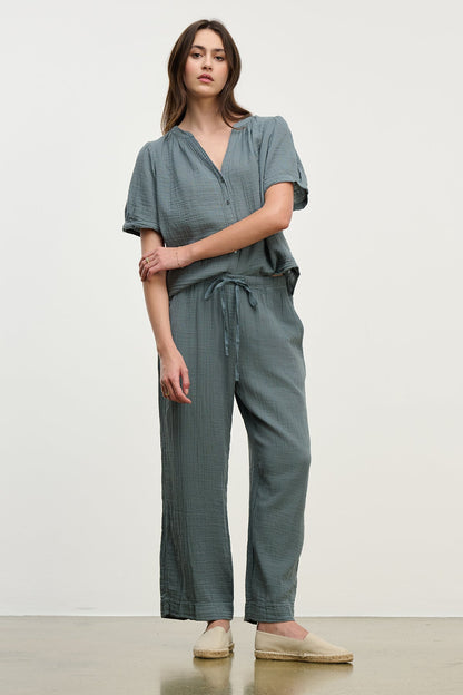 FRANNY COTTON GAUZE PANT