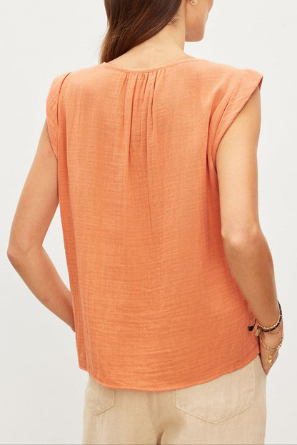 JAYLA COTTON GAUZE TANK TOP