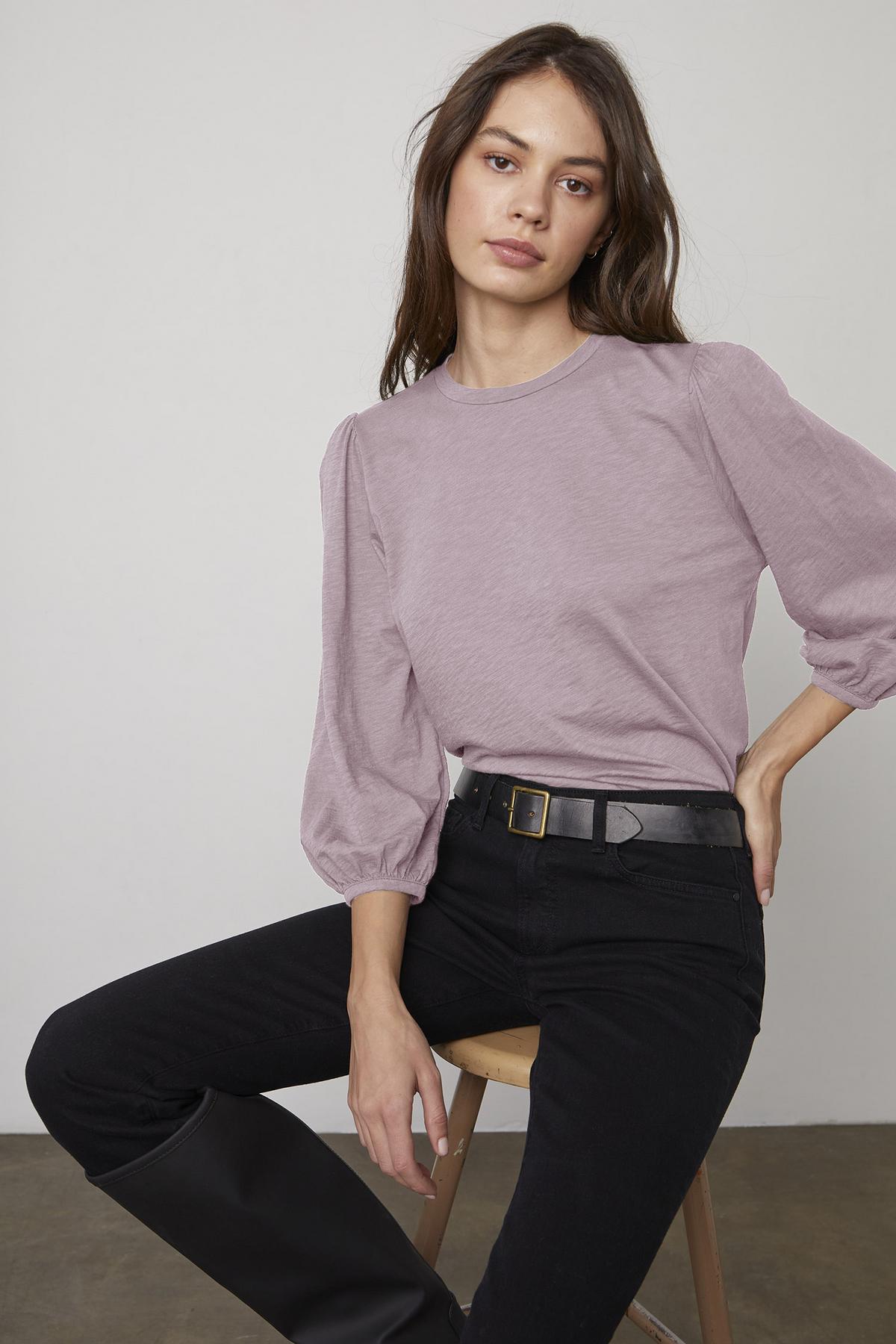 ANETTE PUFF SLEEVE TEE