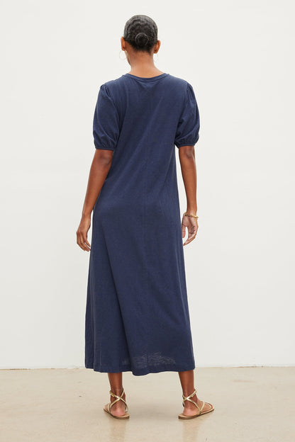ASTRID COTTON SLUB MAXI DRESS