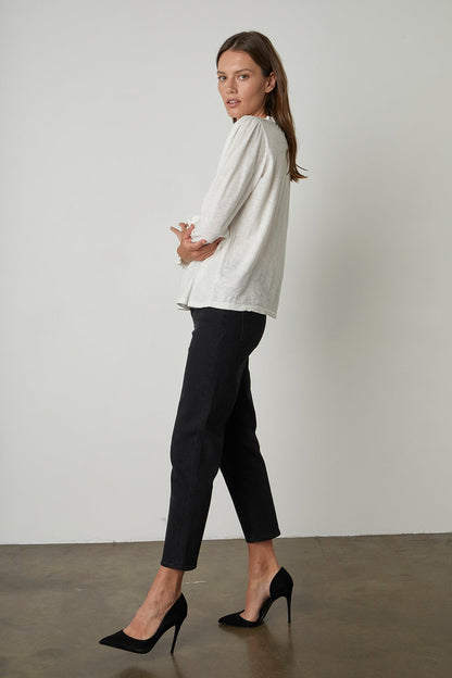 BARBARA 3/4 SLEEVE TOP
