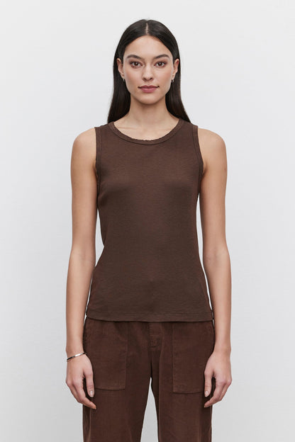 MAXIE RIBBED TANK TOP