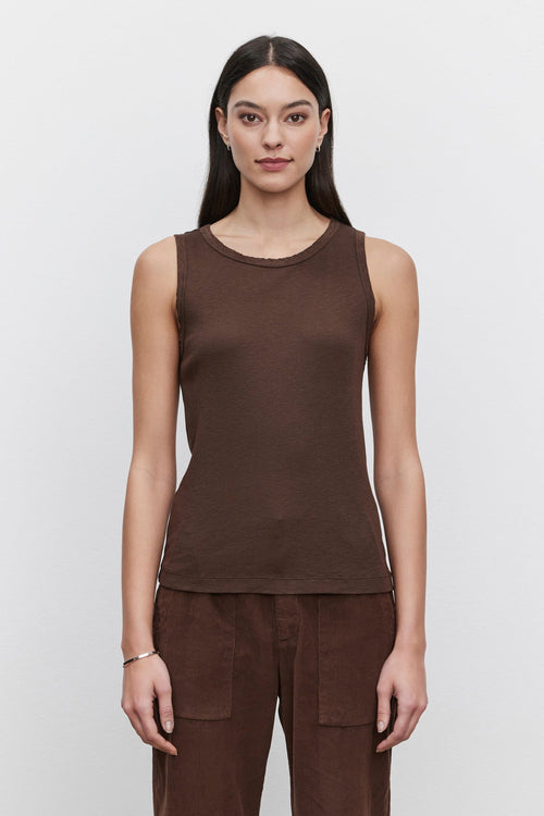 MAXIE RIBBED TANK TOP
