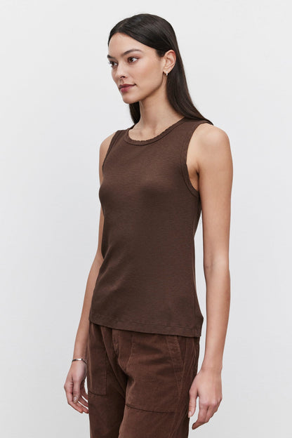 MAXIE RIBBED TANK TOP