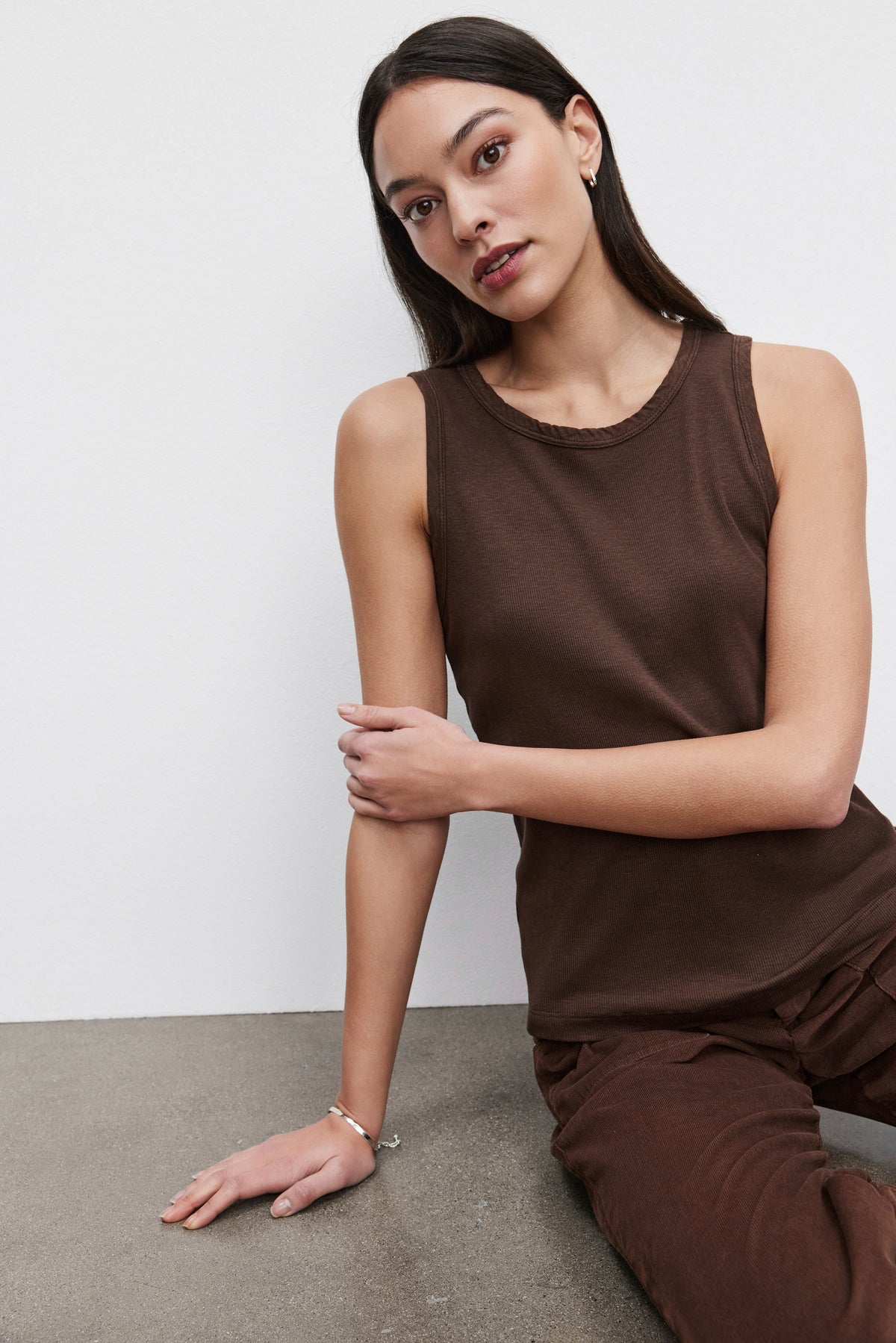 MAXIE RIBBED TANK TOP