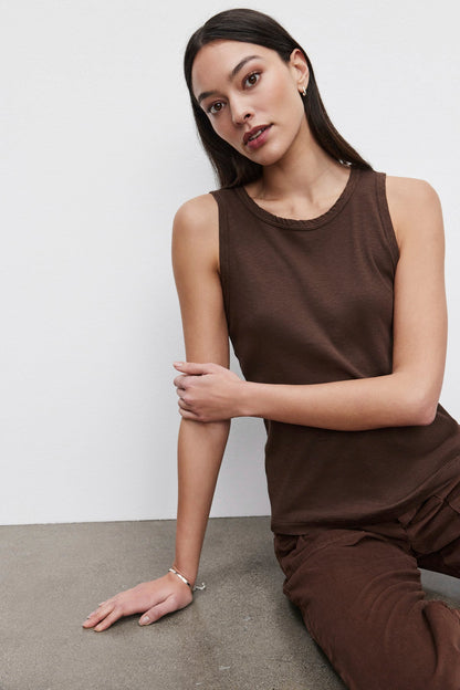 MAXIE RIBBED TANK TOP
