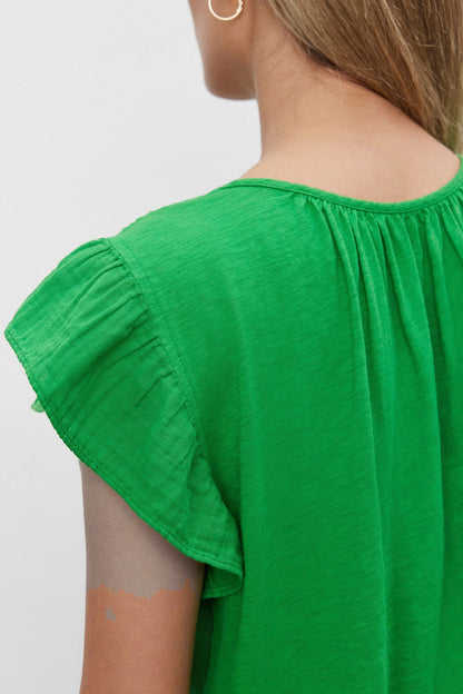 REMI RUFFLE SLEEVE TOP