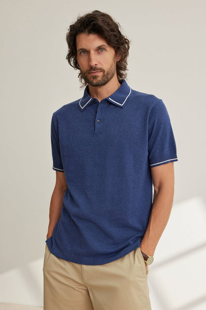 ORION COTTON LINEN POLO