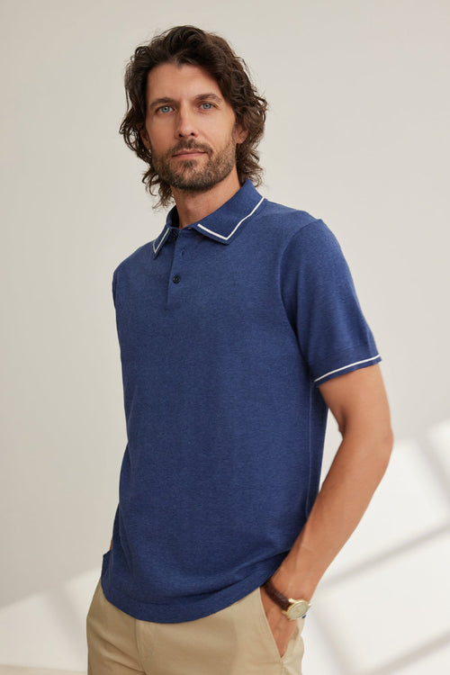 ORION COTTON LINEN POLO