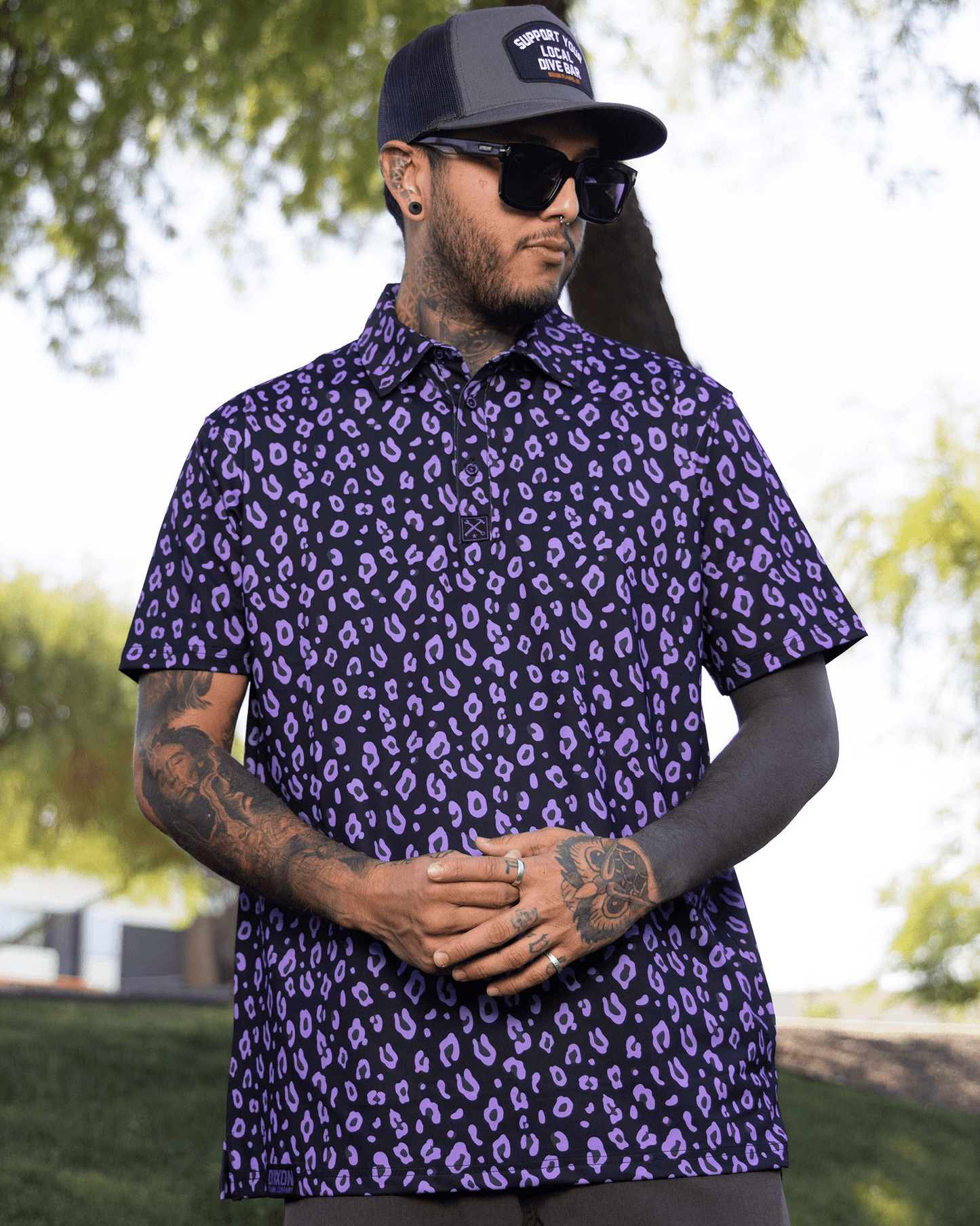 Cougar Hunter Party Polo - Purple