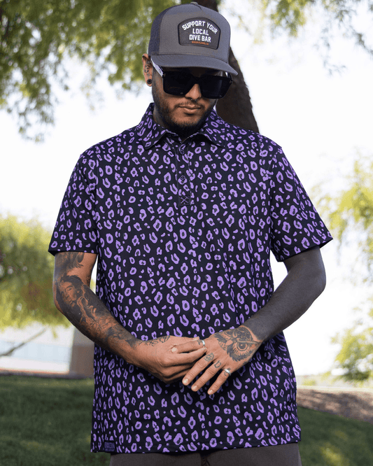 Cougar Hunter Party Polo - Purple