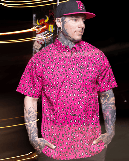 Cougar Hunter Party Shirt - Pink