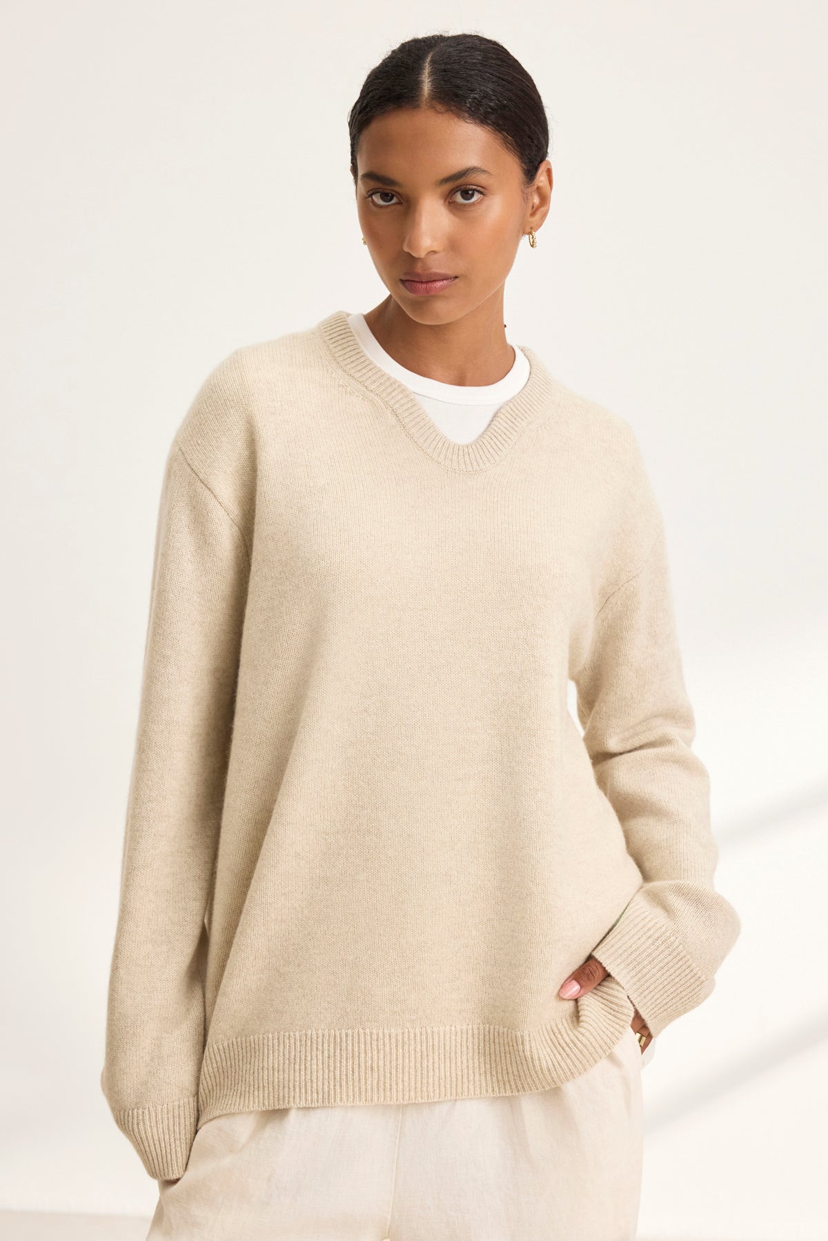 STEVIE WOOL CASHMERE SWEATER