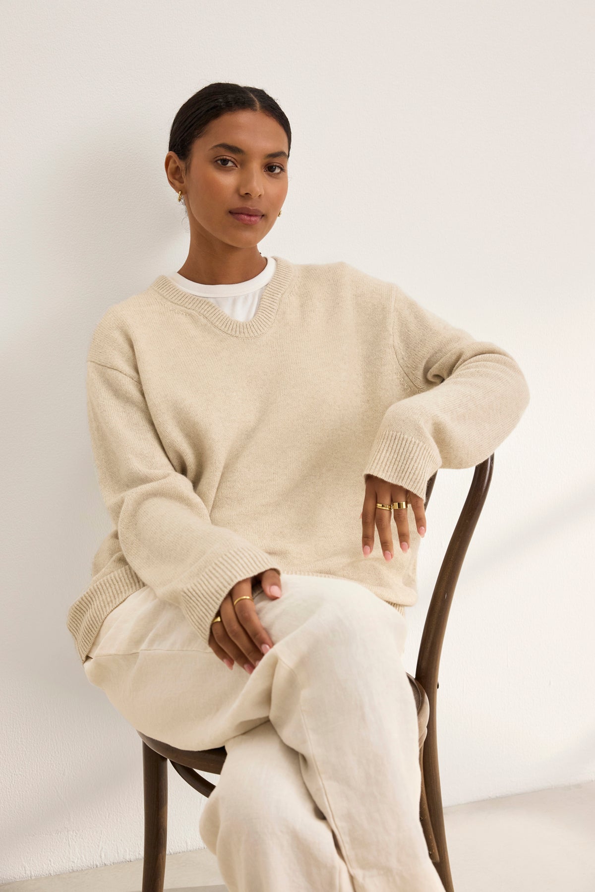 STEVIE WOOL CASHMERE SWEATER