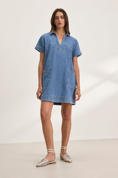 DELANA DENIM DRESS