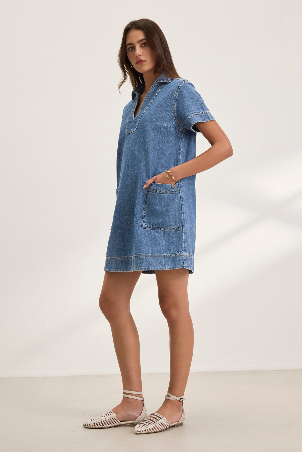 DELANA DENIM DRESS