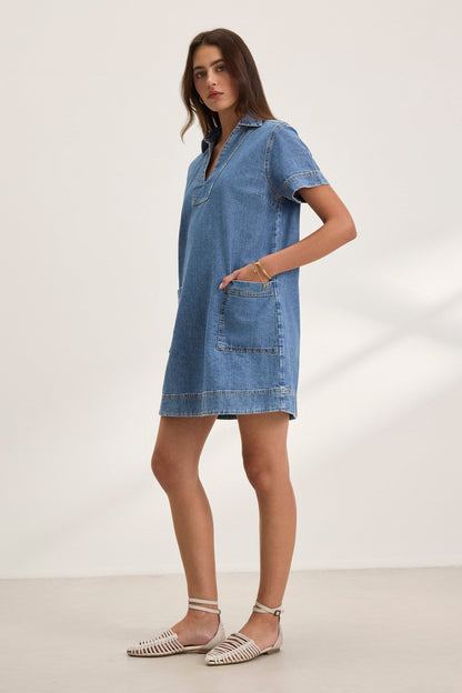 DELANA DENIM DRESS