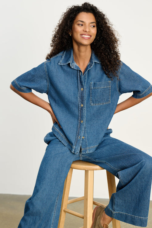 KADDY DENIM TOP