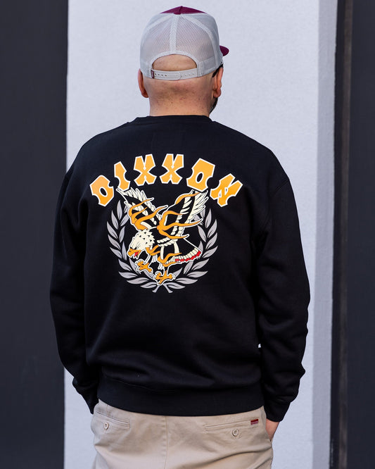 Dive Bomber Crewneck Sweatshirt - Black