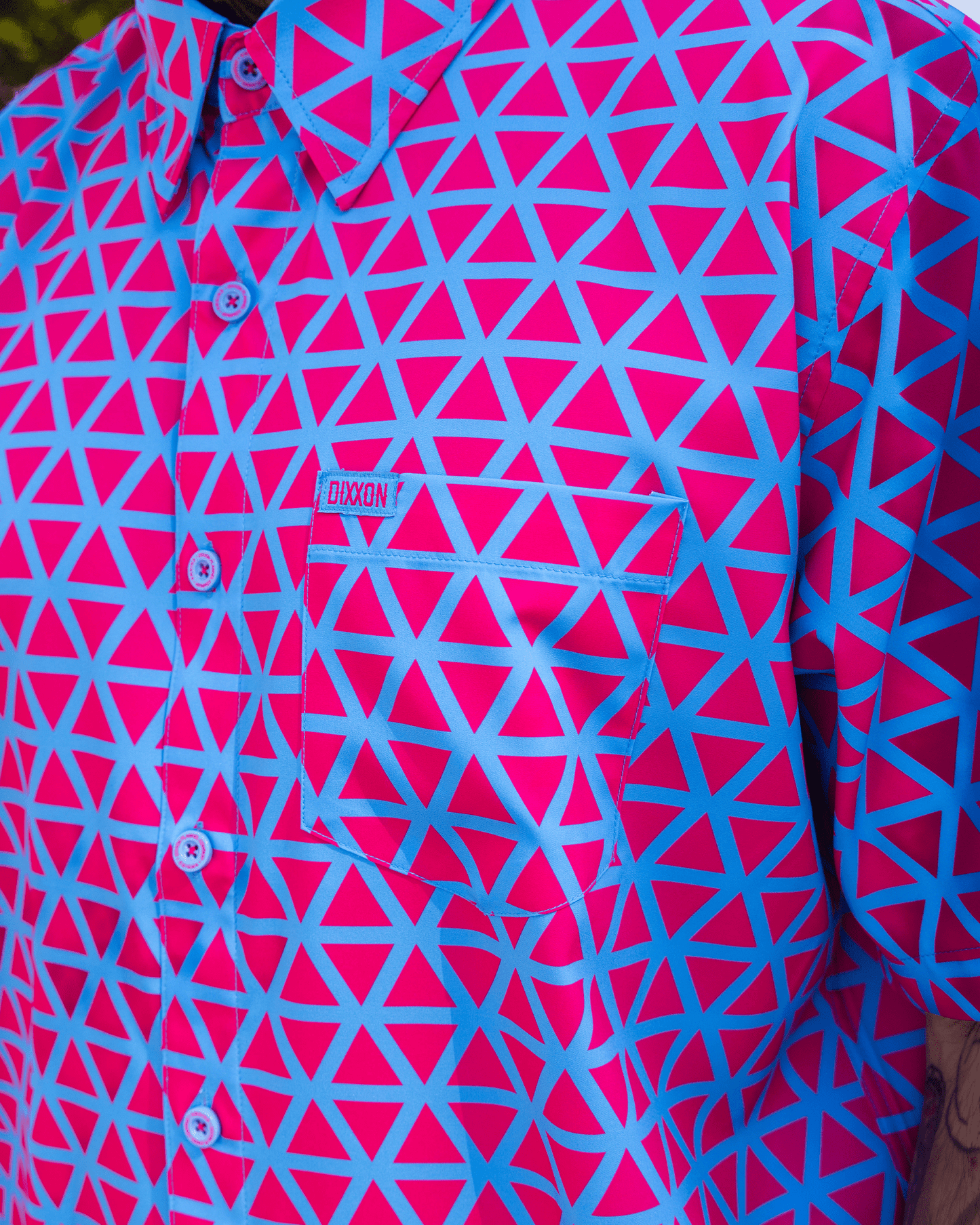 Enigma Party Shirt - Pink & Blue